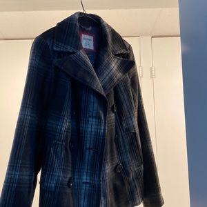 Short pea coat jacket